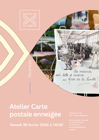 Atelier créatif Carte postale enneigée  - Le samedi 28 février, de 14h30 à 16h30