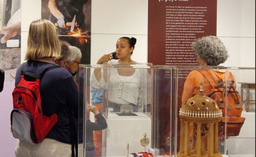 Visites guidées « flash » de l'expo temporaire « L’intelligence de la main », Vendredi 21 août 2026 à 14h00