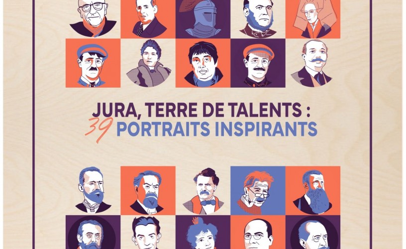 Exposition itinérante « Jura, Terre de talents : 39 portraits inspirants »